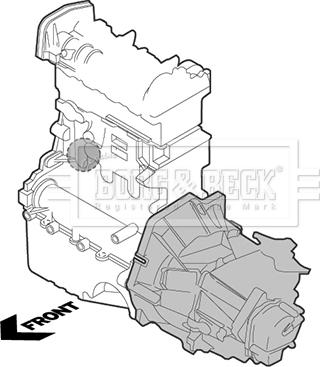 Borg & Beck BEM3108 - Suport motor aaoparts.ro
