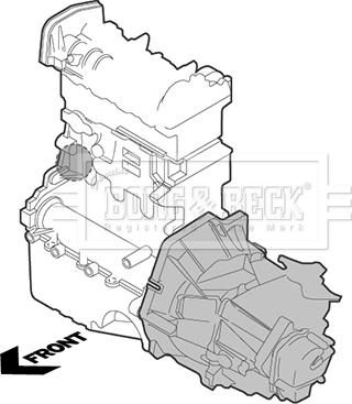 Borg & Beck BEM3118 - Suport motor aaoparts.ro