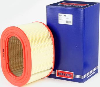 Borg & Beck BFA2206 - Filtru aer aaoparts.ro