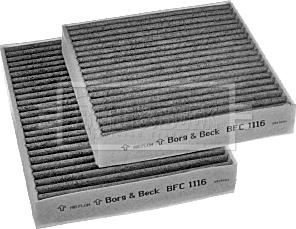 Borg & Beck BFC1116 - Filtru, aer habitaclu aaoparts.ro