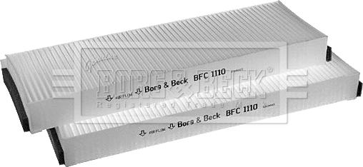 Borg & Beck BFC1110 - Filtru, aer habitaclu aaoparts.ro