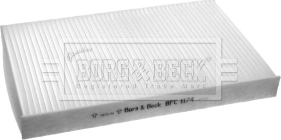 Borg & Beck BFC1174 - Filtru, aer habitaclu aaoparts.ro