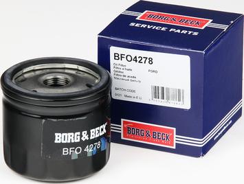Borg & Beck BFO4278 - Filtru ulei aaoparts.ro