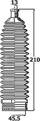 Borg & Beck BSG3457 - Ansamblu burduf, directie aaoparts.ro