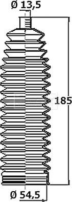 Borg & Beck BSG3466 - Ansamblu burduf, directie aaoparts.ro