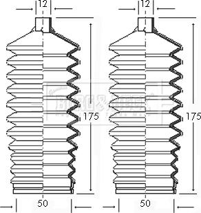 Borg & Beck BSG3050 - Ansamblu burduf, directie aaoparts.ro