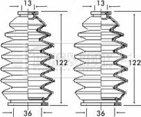 Borg & Beck BSG3142 - Ansamblu burduf, directie aaoparts.ro