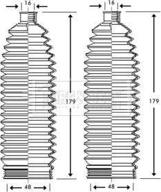 Borg & Beck BSG3219 - Ansamblu burduf, directie aaoparts.ro