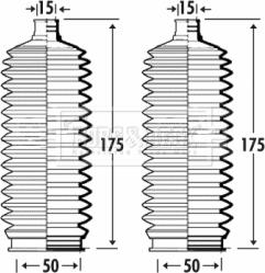 Borg & Beck BSG3288 - Ansamblu burduf, directie aaoparts.ro