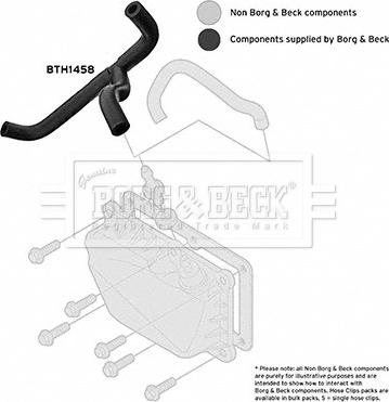 Borg & Beck BTH1458 - Furtun,aerisire bloc motor aaoparts.ro