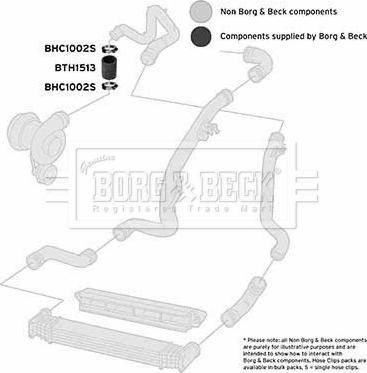 Borg & Beck BTH1513 - Furtun aer supraalimentare aaoparts.ro