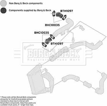 Borg & Beck BTH1097 - Furtun aer supraalimentare aaoparts.ro