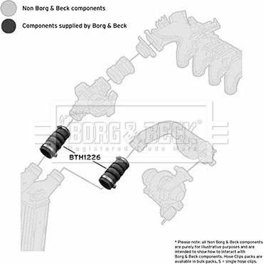 Borg & Beck BTH1226 - Furtun aer supraalimentare aaoparts.ro