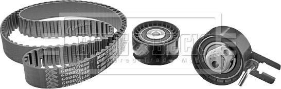 Borg & Beck BTK1006 - Set curea de distributie aaoparts.ro