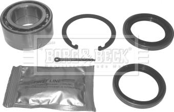 Borg & Beck BWK576 - Set rulment roata aaoparts.ro