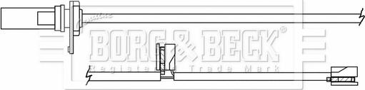 Borg & Beck BWL3161 - Senzor de avertizare,uzura placute de frana aaoparts.ro