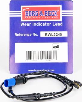 Borg & Beck BWL3245 - Senzor de avertizare,uzura placute de frana aaoparts.ro