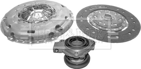 Borg & Beck HKT1335 - Set ambreiaj aaoparts.ro