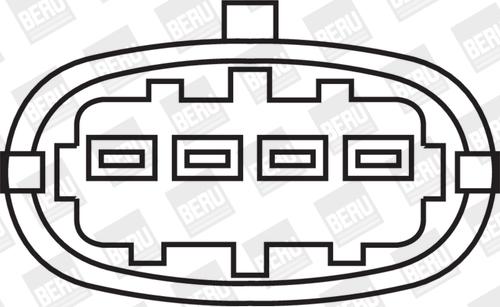 BorgWarner (BERU) ZS304 - Bobina de inductie aaoparts.ro