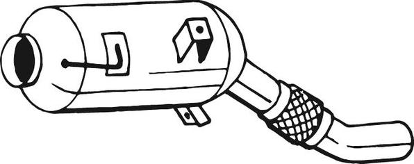 Bosal 095-323 - Filtru funingine / particule, sist.de esapament aaoparts.ro