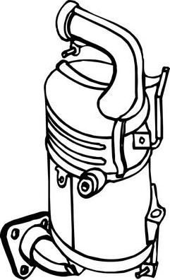 Bosal 095-750 - Filtru funingine / particule, sist.de esapament aaoparts.ro