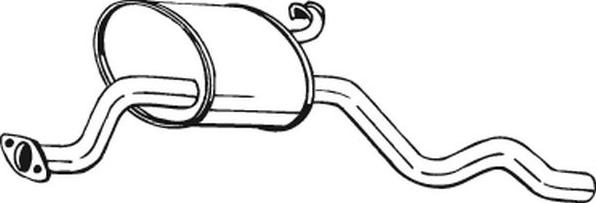 Bosal 154-925 - Toba esapamet intermediara aaoparts.ro