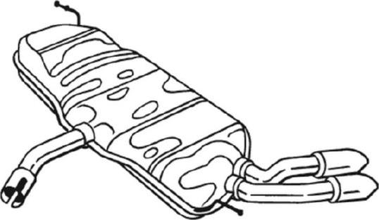 Bosal 105-509 - Toba esapament finala aaoparts.ro