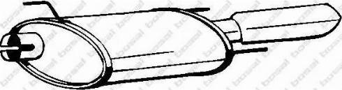Bosal 185-423 - Toba esapament finala aaoparts.ro