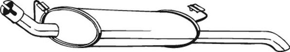 Bosal 185-141 - Toba esapament finala aaoparts.ro