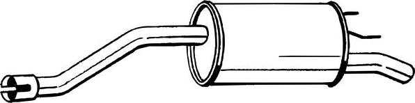 Bosal 185-497 - Toba esapament finala aaoparts.ro