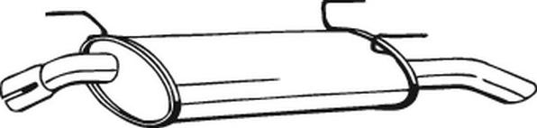 Bosal 185-415 - Toba esapament finala aaoparts.ro