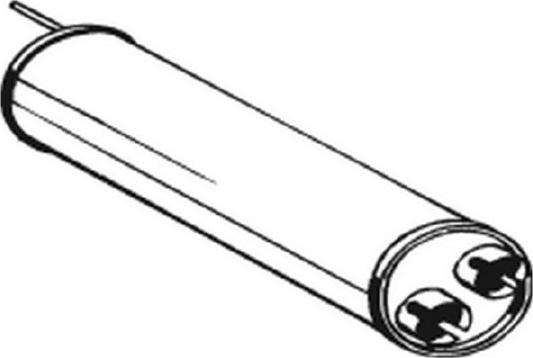 Bosal 135-493 - Toba esapamet intermediara aaoparts.ro