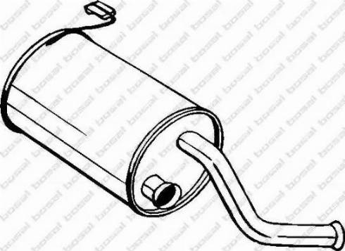Bosal 135-597 - Toba esapamet intermediara aaoparts.ro