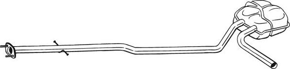 Bosal 290-093 - Toba esapamet intermediara aaoparts.ro