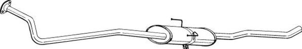Bosal 292-223 - Toba esapamet intermediara aaoparts.ro