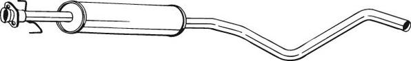 Bosal 284-405 - Toba esapamet intermediara aaoparts.ro