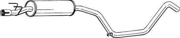 Bosal 285-029 - Toba esapamet intermediara aaoparts.ro
