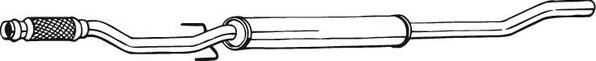 Bosal 286-417 - Toba esapamet intermediara aaoparts.ro