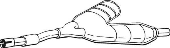 Bosal 280-037 - Toba esapamet intermediara aaoparts.ro