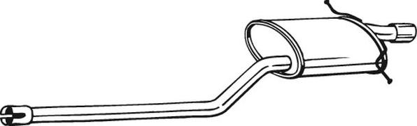 Bosal 280-241 - Toba esapament finala aaoparts.ro