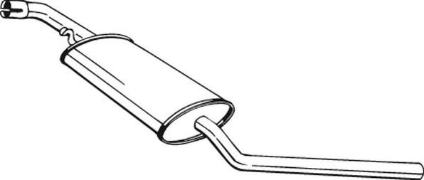 Bosal 281-241 - Toba esapamet intermediara aaoparts.ro