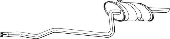 Bosal 288-329 - Toba esapament finala aaoparts.ro