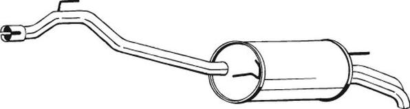 Bosal 283-385 - Toba esapament finala aaoparts.ro