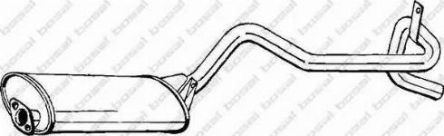 Bosal 282-811 - Toba esapament finala aaoparts.ro