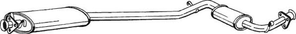 Bosal 287-241 - Toba esapamet intermediara aaoparts.ro