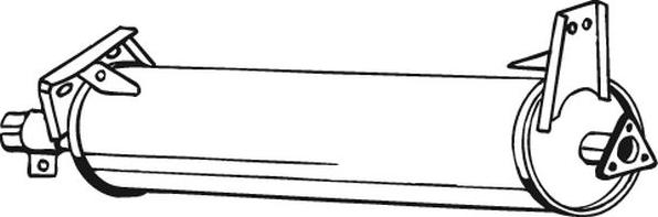 Bosal 233-497 - Toba esapamet intermediara aaoparts.ro