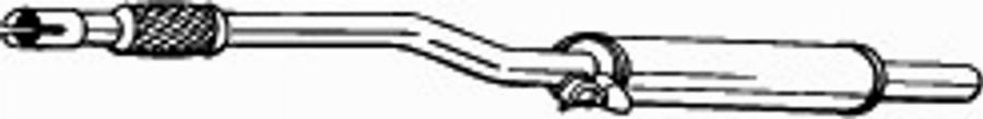Bosal 233-817 - Toba esapamet intermediara aaoparts.ro