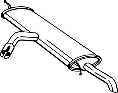 Bosal 227-053 - Toba esapament finala aaoparts.ro