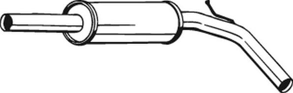 Bosal 233-323 - Toba esapamet intermediara aaoparts.ro