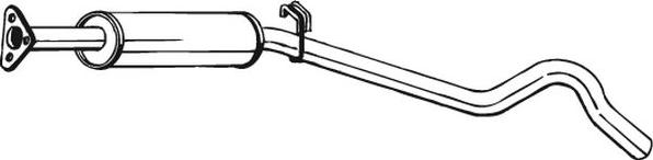 Bosal 279-109 - Toba esapamet intermediara aaoparts.ro